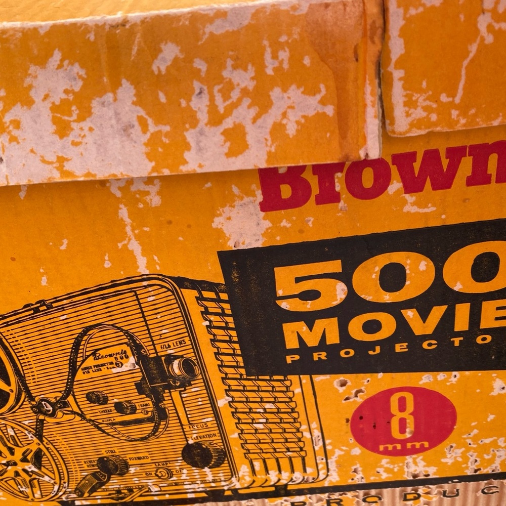 KODAK brownie 500 movie projector reel to reel